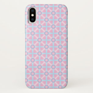 Mooie Roze, Paarse & Lichtblauwe Patroon Case-Mate iPhone Case