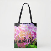 Mooie Roze paarse oranje hortensia's momlife Tote Bag (Voorkant)