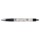 Mooie Roze Paarse Rozen Bloemen Pen (Voorkant)