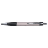 Mooie Roze Paarse Rozen Bloemkat Pen (Achterkant)