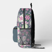 Mooie Roze Paisley Monogram Gepersonaliseerd Bedrukte Rugzak (Rechts)