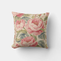 Mooie roze peoni bloemenpatroon, Elegant