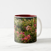 Mooie Roze Petunia Mok (Voorkant rechts)