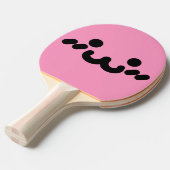 Mooie Roze Pingpongbat Tafeltennisbatje (Voorkant Gekanteld)
