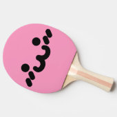 Mooie Roze Pingpongbat Tafeltennisbatje (Zijkant)