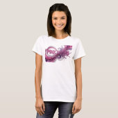 Mooie Roze PINK FOCUS Statement T-shirt (Voorkant volledig)