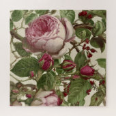 Mooie Roze Pioen Bloemen Legpuzzel (Horizontaal)