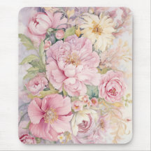 Mooie roze pioenrozen aquarellen.
