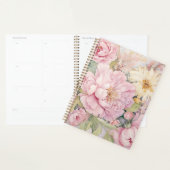 Mooie roze pioenrozen aquarellen. planner (Display)