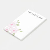 Mooie Roze Pioenrozen Boeket Post-it® Notes (Schuin)
