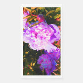 Mooie Roze Pioenrozen Servet (Voorkant)