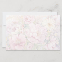 Mooie roze pioenrozen waterverf papier vel