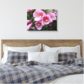 Mooie roze platte canvas afdrukken (Insitu (Slaapkamer))