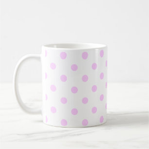 Mooie roze pokkenstippen koffiemok