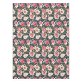 Mooie roze pony's Floral Tafelkleed (Voorkant)