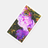 Mooie roze pony's servet (Hoek)