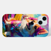 Mooie roze puppy hond Case-Mate iPhone case (Achterkant (horizontaal))