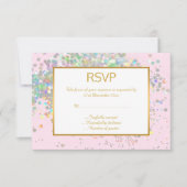 MOOIE ROZE REGENBOOG HOLOGRAFISCHE SPOT RSVP (Voorkant)