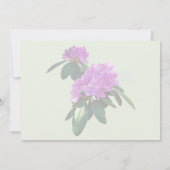 Mooie Roze Rhododendrons Huwelijksbenodigdheden Kaart (Achterkant)