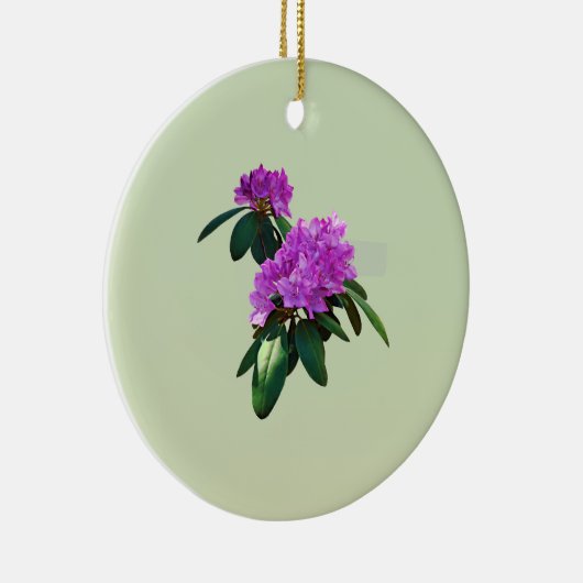 Mooie roze Rhododendrons Keramisch Ornament (Rechts)