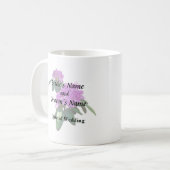 Mooie roze Rhododendrons Koffiemok (Voorkant links)