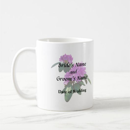 Mooie roze Rhododendrons Koffiemok (Links)