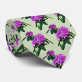 Mooie roze Rhododendrons Stropdas (Opgerold)