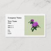 Mooie roze Rhododendrons Visitekaartje (Voorkant)