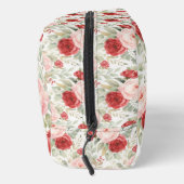 Mooie Roze Rode Bloemen Toilettasje (Rechts)