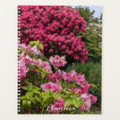 Mooie Roze Rododendron Bloesems Bloemen Planner (Voorkant)