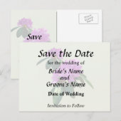 Mooie Roze Rododendrons Aankondigingskaart (Voorkant / Achterkant)