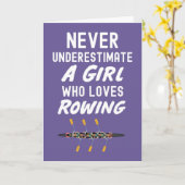 Mooie Roze Roei Kaarten Voor Meisjes (Gele Bloem)