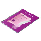 Mooie Roze Rol & Veer "Durf te Dromen" Notitieboek (Linkerzijde)