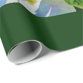 Mooie roze rood witte rozen waterverf bloemenmolen cadeaupapier (Rol Hoek)