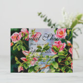 Mooie roze rood witte rozen waterverf bloemenmolen kaart (Staand voorkant)