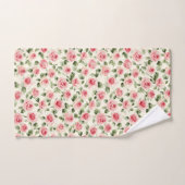 Mooie Roze Roos Bloem Bad Handdoek (Handdoek)