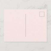 Mooie Roze Roos Bloem Briefkaart (Achterkant)