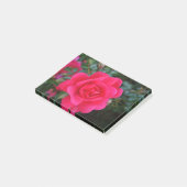 mooie roze roos bloem fotografie post-it® notes (Schuin)