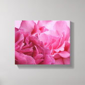 Mooie roze roos bloemige moderne stijlvolle canvas afdruk (Voorkant)