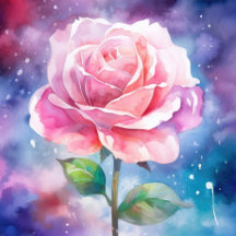 Mooie Roze Roos Legpuzzel