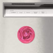 Mooie Roze Roos Magneet (Insitu (Vaatwasser))