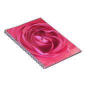 Mooie Roze Roos Notitieboek (Rechterzijde)