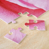 Mooie roze roos Puzzel (Zijkant)