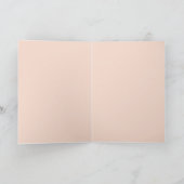 Mooie roze roos, regendruppels Verjaardag Kaart (Binnen)