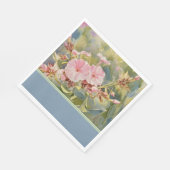 Mooie Roze Roosjes - Papieren Serviet Servet (Hoek)