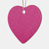 Mooie, roze, roze achtergrond keramisch ornament (Links)