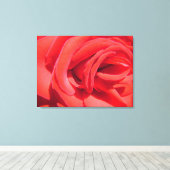mooie roze roze afbeelding omwikkelde doek. canvas afdruk (Insitu (Houten vloer))