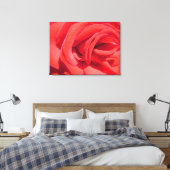 mooie roze roze afbeelding omwikkelde doek. canvas afdruk (Insitu (Slaapkamer))