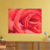 mooie roze roze afbeelding omwikkelde doek. canvas afdruk (Insitu (Woonkamer))