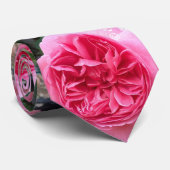 Mooie roze roze bloemen botanisch Mannen Stropdas (Opgerold)